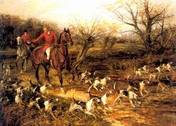 unknow artist Classical hunting fox, Equestrian and Beautiful Horses, 106. Germany oil painting art